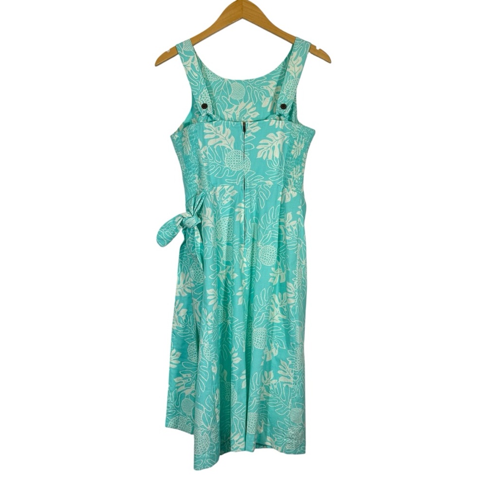 Patagonia Pataloha Dress Womens Sz 4 Organic Cotton True Wrap Smocked Sundress - Picture 5 of 12